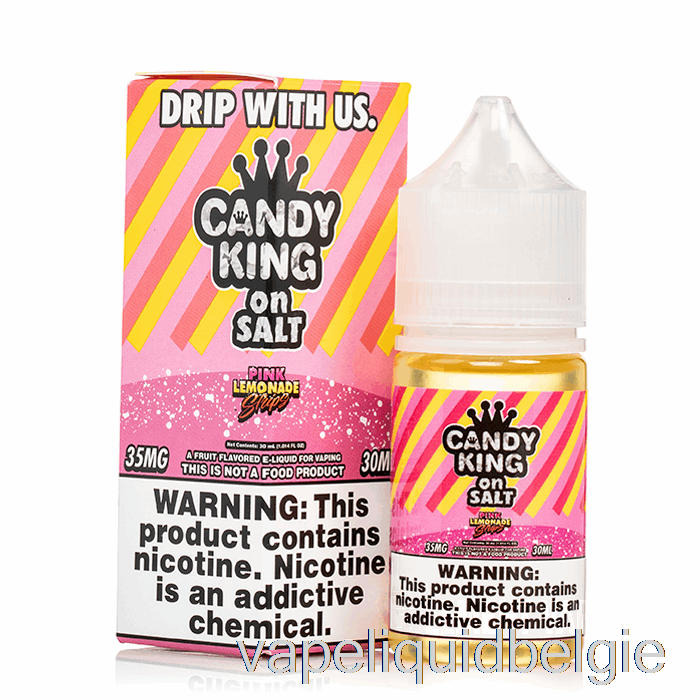 Vape België Roze Limonadereepjes - Candy King Salts - 30ml 35mg